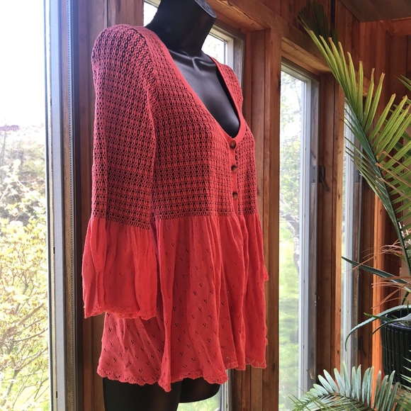 Free People Peplum Cardigan - Picture 3 of 8